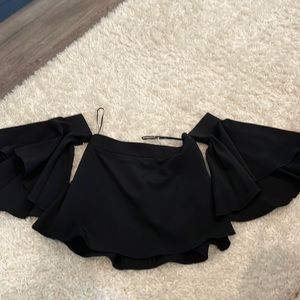 Milly black off the shoulder top
